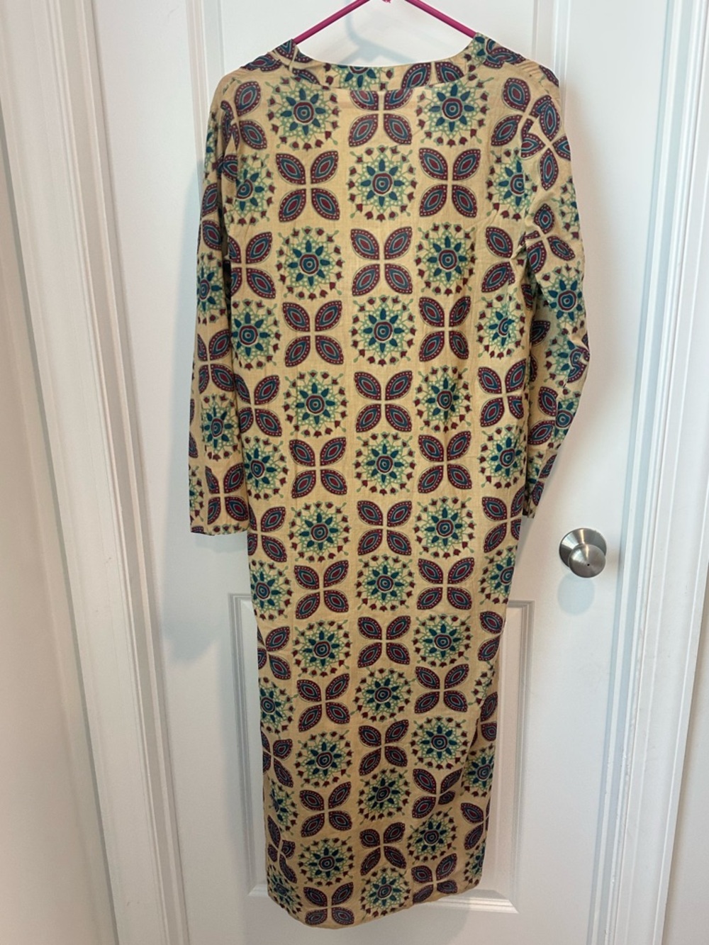 NWT Livro Classic Kurta Midi Dress in Medallion Multi Print - Picture 6 of 8